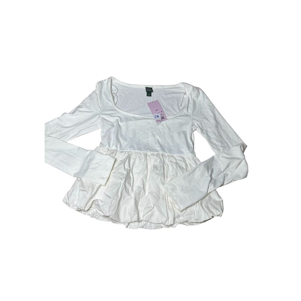 Wild Fable Ballon Viral Trendy Long Sleeve Top Statement Sleeves Going Out Top
